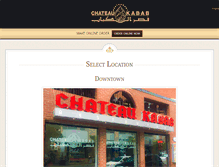 Tablet Screenshot of chateaukabab.com